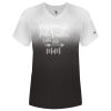 Women's V-Neck Ombre T-Shirt Thumbnail