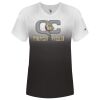 Women's V-Neck Ombre T-Shirt Thumbnail