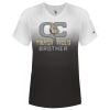 Women's V-Neck Ombre T-Shirt Thumbnail
