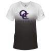 Women's V-Neck Ombre T-Shirt Thumbnail