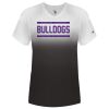 Women's V-Neck Ombre T-Shirt Thumbnail